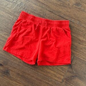 Cat & Jack Vibrant Red Elastic Waist Shorts - Size L (10-12)